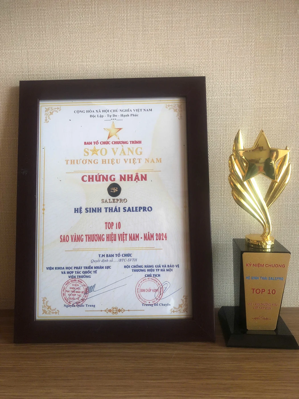 Giải thưởng Sao Vàng Thương hiệu Việt Nam 2024